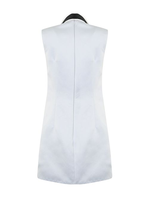 Abito in duchesse con cravatta Elisabetta Franchi | AB88557E2EM6
